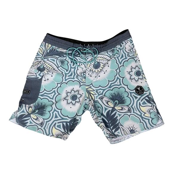 Men's Vissla Stretch Mongo Hawaiian Board Shorts - 36 - $65 Retail - Picture 1 of 5